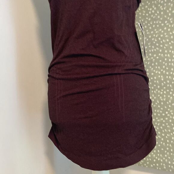 Athleta Antique Burgundy Speedlight Heathered Tank Size Medium New With Tags - Picture 3 of 9